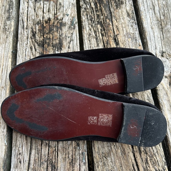 JITAI Men’s Leather Lined Black Velvet Upper Slip-On Loafer Luxury Shoe Size 10 - Picture 8 of 8